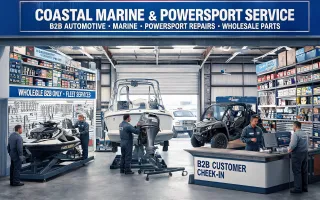 Marine and powersport service shops